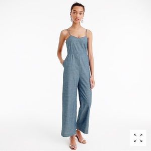JCrew Chambray Jumpsuit, size 4. New with tags.